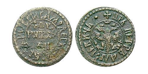 1 Polushka Empire russe (1720-1917) Cuivre Pierre Ier le Grand(1672-1725)