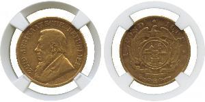 1 Pond Afrique du Sud (1910 - ) Or Paul Kruger (1825 - 1904)