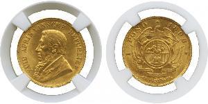 1 Pond Sudafrica (1910 - ) Oro Paul Kruger (1825 - 1904)