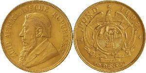 1 Pond Sudáfrica (1910 - ) Oro Paul Kruger (1825 - 1904)
