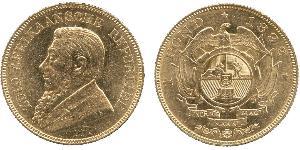 1 Pond Sudáfrica (1910 - ) Oro Paul Kruger (1825 - 1904)