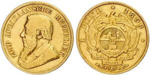 1 Pond Південно-Африканська Республіка (1910 - ) Золото Поль Крюгер (1825 - 1904)