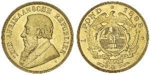 1 Pond Південно-Африканська Республіка (1910 - ) Золото Поль Крюгер (1825 - 1904)