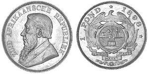 1 Pond Південно-Африканська Республіка (1910 - ) Золото Поль Крюгер (1825 - 1904)