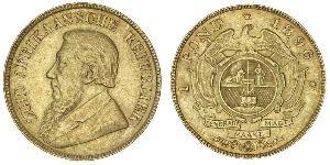 1 Pond Южно-Африканская Республика (1910 - ) Золото Крюгер, Пауль (1825 - 1904)