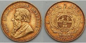 1 Pond Южно-Африканская Республика (1910 - ) Золото Крюгер, Пауль (1825 - 1904)
