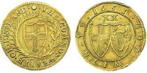 1 Pound Commonwealth of England (1649-1660) Gold 