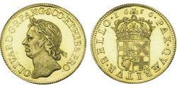 1 Pound Mancomunidad de Inglaterra (1649-1660) Oro 