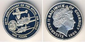 1 Pound Guernsey Silber 