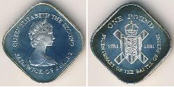 1 Pound Jersey (1066 - ) Silber 