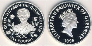 1 Pound Guernsey Silver 