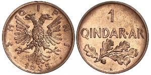 1 Qindarka Albanien Bronze 