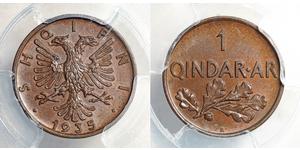 1 Qindarka Albanien Bronze 