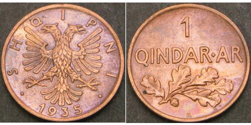 1 Qindarka Albanien Bronze 