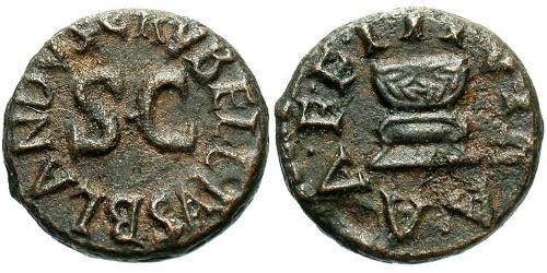 1 Quadrans Imperio romano (27BC-395) Bronce Augusto (63BC- 14) 