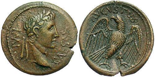1 Quadrans Römische Kaiserzeit (27BC-395) Bronze Augustus (63BC- 14) 