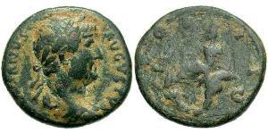 1 Quadrans Римская империя (27BC-395) Бронза Адриан (76 - 138) 
