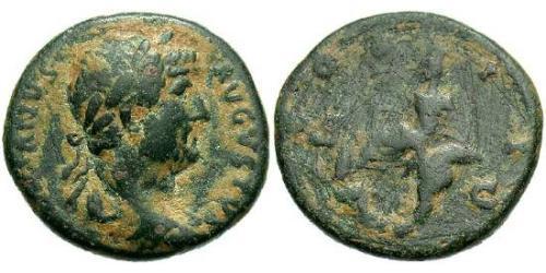 1 Quadrans Римская империя (27BC-395) Бронза Адриан (76 - 138) 