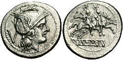 1 Quinarius Римская республика (509BC-27BC) Серебро 