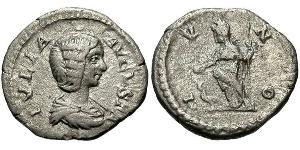 1 Quinarius Римська імперія (27BC-395) Срібло Юлія Домна (?-217)