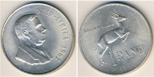 1 Rand Afrique du Sud (1910 - ) Argent 