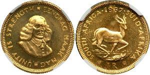 1 Rand Afrique du Sud (1910 - ) Or 