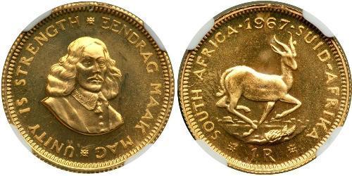 1 Rand Afrique du Sud (1910 - ) Or 