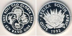1 Rand South Africa (1910 - ) Silver 