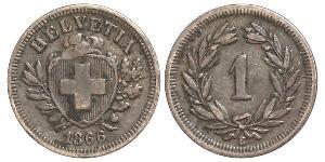 1 Rappen Schweiz Bronze 