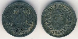 1 Rappen Suisse Bronze 