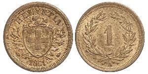 1 Rappen Svizzera Bronzo 