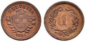 1 Rappen Svizzera Bronzo 