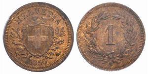 1 Rappen Svizzera Bronzo 