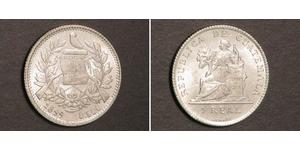 1 Real Guatemala (1838 - ) Argent 