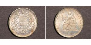 1 Real Guatemala (1838 - ) Argent 