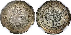 1 Real Costa Rica (1821 - ) Argento 