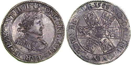 1 Real Repubblica delle Sette Province Unite (1581 - 1795) Argento Robert Dudley, 1st Earl of Leicester (1532 - 1588)