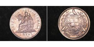 1 Real Guatemala (1838 - ) Plata 