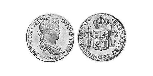 1 Real Virreinato de Nueva España (1519 - 1821) Plata Fernando VII de España (1784-1833)