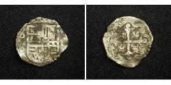 1 Real Vizekönigreich Neuspanien (1519 - 1821) Silber Philipp III. von Spanien (1578-1621)