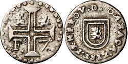 1 Real Vizekönigreich Neuspanien (1519 - 1821) Silber 