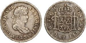 1 Real Vizekönigreich des Río de la Plata (1776 - 1814) / Bolivien Silber Ferdinand VII. von Spanien (1784-1833)