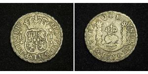 1 Real Spanish Mexico  / Kingdom of New Spain (1519 - 1821) Silver 