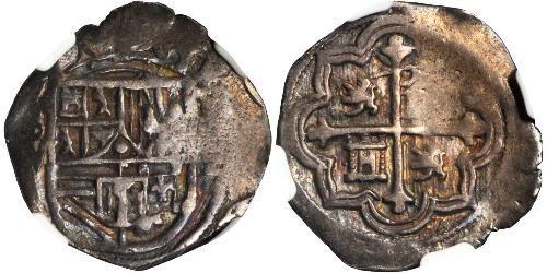 1 Real 新西班牙總督轄區 (1535 - 1821) 銀 腓力二世 (西班牙) (1527 - 1598)