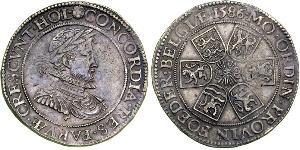 1 Real 荷蘭共和國 (1581 - 1795) 銀 Robert Dudley, 1st Earl of Leicester (1532 - 1588)