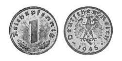 1 Reichpfennig Nazi Germany (1933-1945) Zinc 