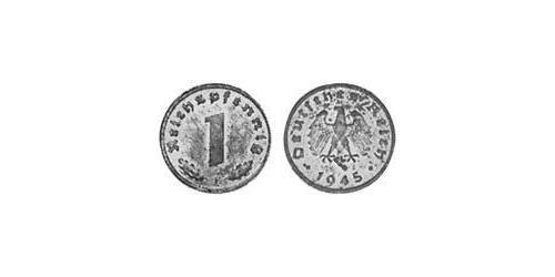 1 Reichpfennig Germania nazista (1933-1945) Zinco 