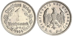 1 Reichsmark Третий рейх (1933-1945) Никель 