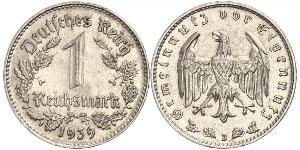 1 Reichsmark Третий рейх (1933-1945) Никель 