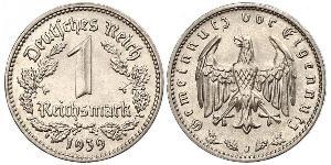 1 Reichsmark Третий рейх (1933-1945) Никель 